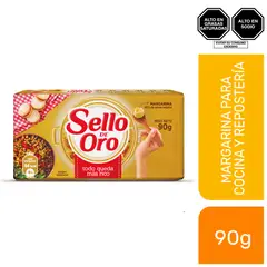 SELLO DE ORO - Margarina Barra Empaque 90 g