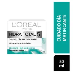 TOTTUS - Crema Hidratante Loreal Paris Hidra Total 5 Caja 50 mL