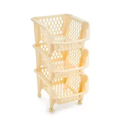 REY - Despensero Real Grande 3 Niveles con Ruedas