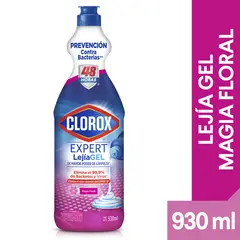 CLOROX - Lejía Power Gel Aroma Floral Botella 930 mL