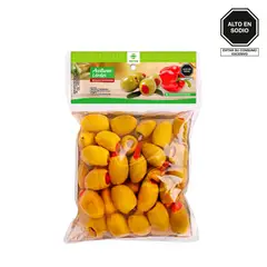 TOTTUS - Aceituna Verde Rellena con Pimiento Bolsa 240 g