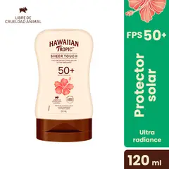 HAWAIIAN TROPIC - Protector Solar Sheer Touch SPF50+ Envase 120 mL