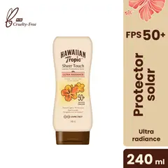 HAWAIIAN TROPIC - Bloqueador Solar Sheer SPF50+ Envase 240 mL