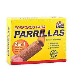 undefined - Fósforos Inti Parrilla Caja 5 Und