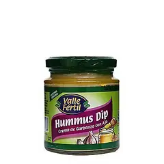 VALLE FERTIL - Dip Hummus Valle Fértil con Ajo Envase 240 g