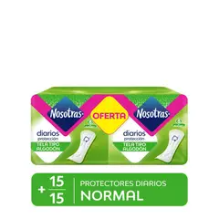 NOSOTRAS - Protectores Diarios Normal Empaque 30 Und