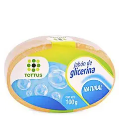 TOTTUS - Jabón Glicerina Natural Empaque 100 g