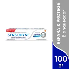 SENSODYNE - Crema Dental Blanqueadora Repara y Protege Caja 100 mL