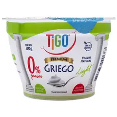TIGO - Yogurt Griego Natural Light Envase 160 g
