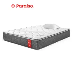 PARAISO - Colchón Super Star 1.5 Plazas + Almohada + Protector