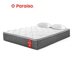 PARAISO - Colchón Super Star Queen + 2 Almohadas + Protector