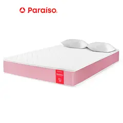 PARAISO - Colchón Medallón Queen + 2 Almohadas + Protector