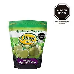OLIVOS DEL SUR - Aceituna Botija Light Entera 300 g