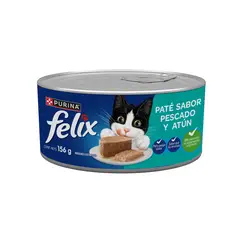 FELIX - Alimento húmedo para gatos Paté Sabor Atún y Pescado 156g