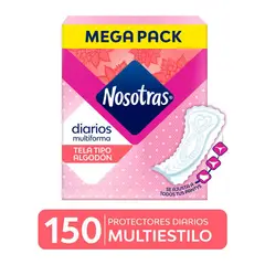NOSOTRAS - Protectores Diarios Multiestilos Empaque 150 Und
