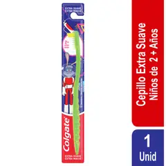 COLGATE - Cepillo Dental Kids 2+ Extra Suave Empaque 1 Und