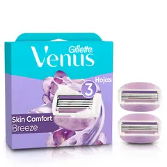 VENUS - Cartuchos de Afeitar Gillete Breeze Caja 2 Und