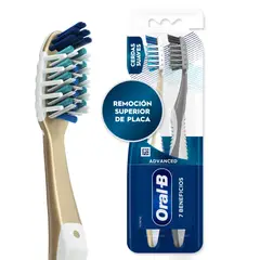 ORAL B - Cepillo Dental Pro Salud 7 Beneficios Empaque 2 Und