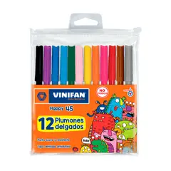 VINIFAN - Plumón Happy 45 Estuche 12 Und
