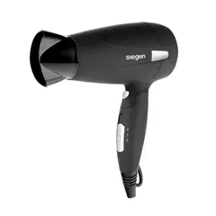 SIEGEN - SECADORA DE PELO NEGRA 1700 WATTS