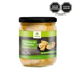 TOTTUS - Corazones de Alcachofa en Salmuera Envase 415 g