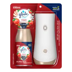 GLADE - Ambientador Automático Manzana Canela Envase 270 mL