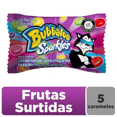 SPARKIES - Caramelo Masticable Bubbaloo frutas 25 g