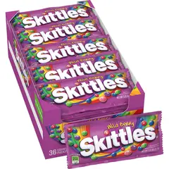 SKITTLES - Caramelos Masticables Wildberry Display 36 Und
