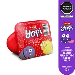 LAIVE - Yogurt Yopi Fresa Envase 80 g