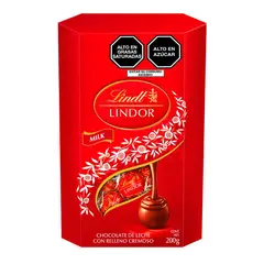 LINDT - Chocolate de Leche Lindor Caja 200 g