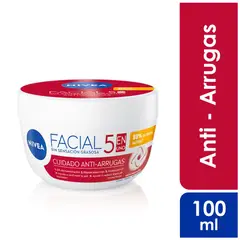 Nivea - Crema Facial Cuidado Antiarrugas Envase 100 mL
