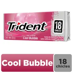 TRIDENT - Chicle Sin Azúcar De Tutti Frutti 18 Unidades