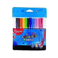 MAPED - Plumones Color Peps Ocean Estuche 12 Und
