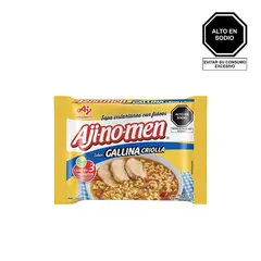 AJINOMOTO - Sopa Instantánea Ajinomen Sabor Gallina Criolla Empaque 80 g