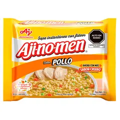 AJINOMOTO - Sopa Instantánea Ajinomen Sabor Pollo Empaque 80 g