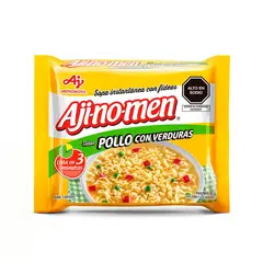 AJINOMOTO - Sopa Instantánea Ajinomen Sabor Pollo Verduras Empaque 80 g