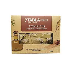 TABLA GOURMET - Pitacrisps Tabla Coctel Sal de Maras Caja 100 g