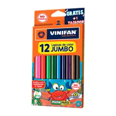VINIFAN - Colores Triangular Jumbo Empaque 12 Und