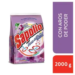 SAPOLIO - Detergente en Polvo Floral Bolsa 2 Kg