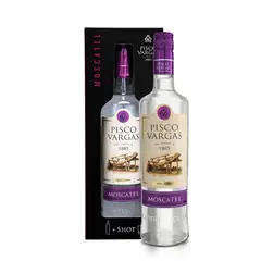 VARGAS - Pisco Moscatel Botella 750 mL