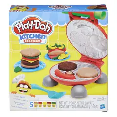 PLAY DOH - Masas y Plastilinas Kitchen Creations Hamburguesa Parrilla
