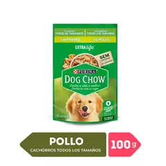 DOG CHOW - Alimento Húmedo Cachorros Pollo Doypack 100 g