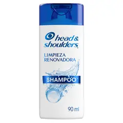 HEAD AND SHOULDERS - Shampoo Head & Shoulders Limpieza Renovadora Botella 90 mL
