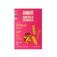 AMERICA ORGANICA - Pasta Trigrano Tipo Fusilli Bolsa 227 g
