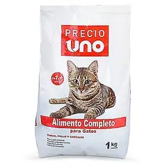 PRECIO UNO - Alimento Seco Gatos Bolsa 1 Kg