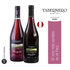 TABERNERO - Vino Borgoña 750 mL + Gran Tinto 750 mL