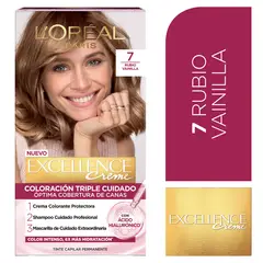EXCELLENCE - Tinte Tono 7 Rubio Vainilla
