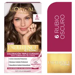 EXCELLENCE - Tinte Tono 6 Rubio Oscuro
