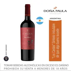 DOÑA PAULA - Vino Tinto Red Blend Los Cardos Botella 750 mL