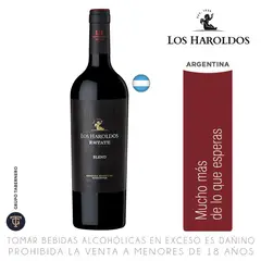 LOS HAROLDOS - Vino Tinto Blend State Botella 750 mL
